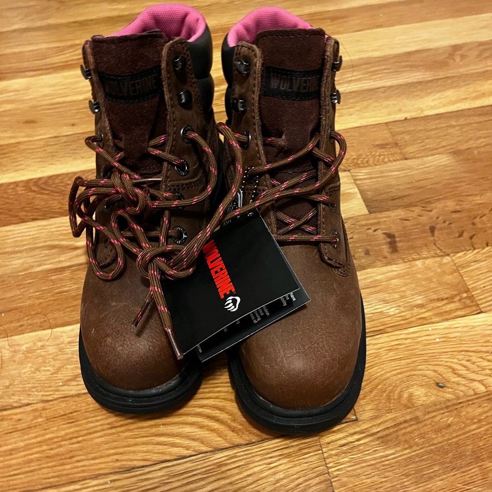 Wolverine Women’s Brown Work Boots